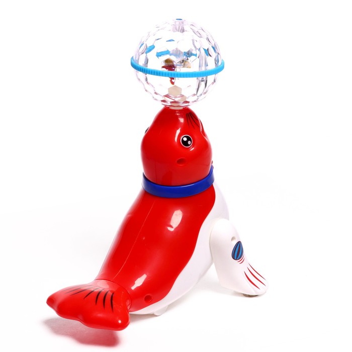 Игрушка музыкальная «Морской котик», световые и звуковые эффекты, цвета МИКС 53556