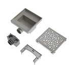 Трап TIM BAD411502, горизонтальный, 150 х 150 мм, гидро+сухая защита от запаха - фото 21543533