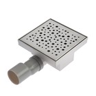 Трап TIM BAD411502, горизонтальный, 150 х 150 мм, гидро+сухая защита от запаха - фото 21543534