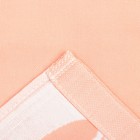 Полотенце двухстороннее Крошка Я "Зайка" 70х140см, цвет персиково-розовый, 100%хл, 315 г/м2 - Фото 3