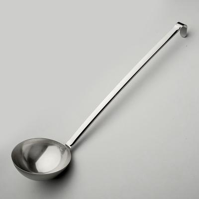 Половник «Кулинар», 250 мл, d=10.9 см, ручка 34.5 см, толщина 1.5 мм, нержавеющая сталь