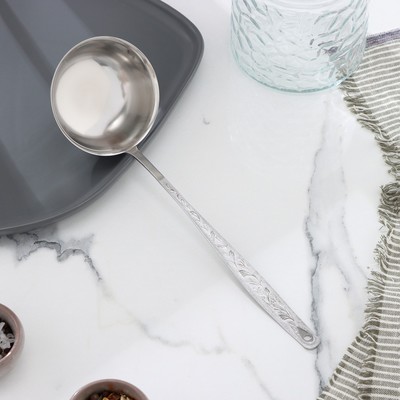 Половник кухонный «Уралочка», 150 мл, длина ручки=21.5 см, толщина 2 мм