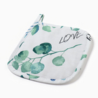 Прихватка «Этель» Eucalyptus 19×19 см,100% хлопок, саржа 190 г/м² - Фото 5