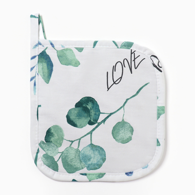 Прихватка «Этель» Eucalyptus 19×19 см,100% хлопок, саржа 190 г/м²