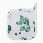 Прихватка «Этель» Eucalyptus 19×19 см,100% хлопок, саржа 190 г/м² - Фото 7