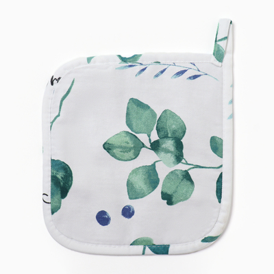 Прихватка «Этель» Eucalyptus 19×19 см,100% хлопок, саржа 190 г/м²