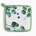 Прихватка «Доляна» Eucalyptus, 19×19 см,100% хлопок, рогожка 164 г/м² - Фото 2