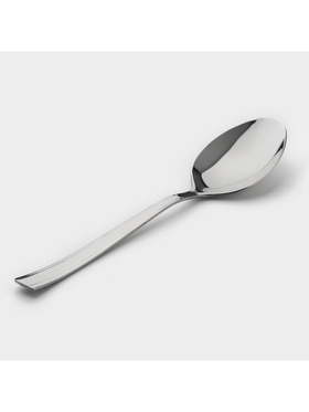 Ложка столовая «Торжество», длина 19.7 см, толщина 2 мм, цвет серебряный