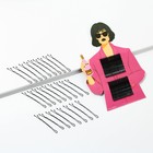 Невидимки для волос «Будь оригиналом» 60 шт., 4.5 см - Фото 3