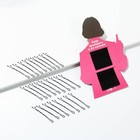 Невидимки для волос «Будь оригиналом» 60 шт., 4.5 см - Фото 2