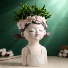 Кашпо - ваза «Мила с венком», 27×24×15 см - Фото 2