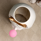 Декоративное кашпо для цветов «Девочка со жвачкой», 1.7 л, 23×22×16 см, полистоун, белое - Фото 5