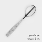 Ложка чайная «Уралочка», длина 14 см, толщина 2 мм, нержавеющая сталь, серебристая - Фото 1