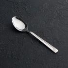 Ложка чайная «Аппетит», толщина 2 мм, цвет серебряный - фото 297727707