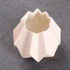 Кашпо - ваза "Треугольники" 14х7х7см, розовое - Фото 4