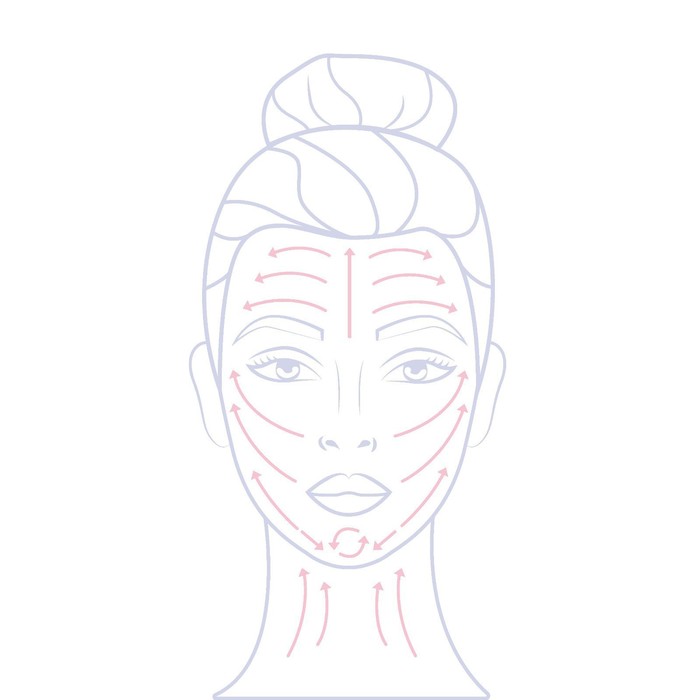 Массажёр для лица, 12 × 2,2 × 2,2 см, цвет белый 27155