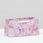 Коробка для цветов, розовый, 24 х 12 х 12 см - фото 9662960