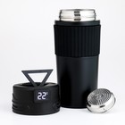 Термокружка, 400 мл, New design, сохраняет тепло 12 ч, термометр, сито - Фото 2