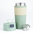 Термокружка, 400 мл, New design, сохраняет тепло 12 ч, термометр, сито - Фото 2