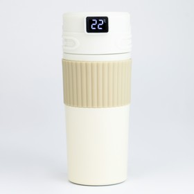 Термокружка, 400 мл, New design, сохраняет тепло 12 ч, термометр, сито
