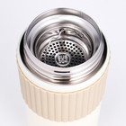 Термокружка, 400 мл, New design, сохраняет тепло 12 ч, термометр, сито - Фото 3