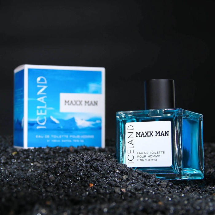 Туалетная вода мужская Maxx Man Iceland, 100 мл (по мотивам Mexx Ice Touch Man) - Фото 1