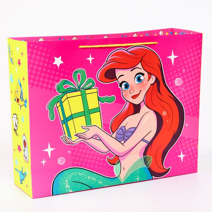 Пакет ламинат горизонтальный, Принцессы,  50 х 40 х 15 7425200
