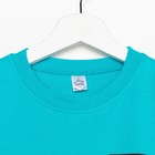 Футболка для мальчика, цвет бирюзовый, рост 128 - фото 35245014