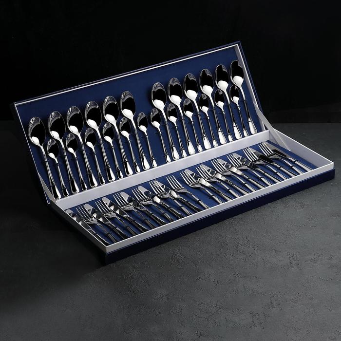 Набор столовых приборов Garde Garde (Нытва) «Мондиал», 48 предметов, толщина 2.5 мм, декоративная коробка МИКС - Фото 1