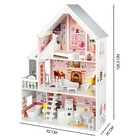 Домик кукольный Paremo деревянный «Стейси Авеню», трёхэтажный, с мебелью - Фото 3