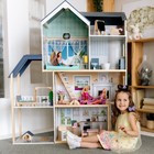 Домик кукольный Paremo деревянный «Мэделин Авеню», четырёхэтажный, с мебелью - Фото 2