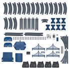 Детская железная дорога «Мой город», 103 предмета, синяя - Фото 6