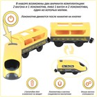 Игрушечный поезд «Мой город», 3 предмета, на батарейках, жёлтый - Фото 2