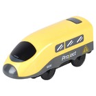 Игрушечный поезд «Мой город», 3 предмета, на батарейках, жёлтый - Фото 4