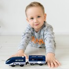 Поезд игрушка «Полицейский участок», 2 предмета, на батарейках - фото 109605940