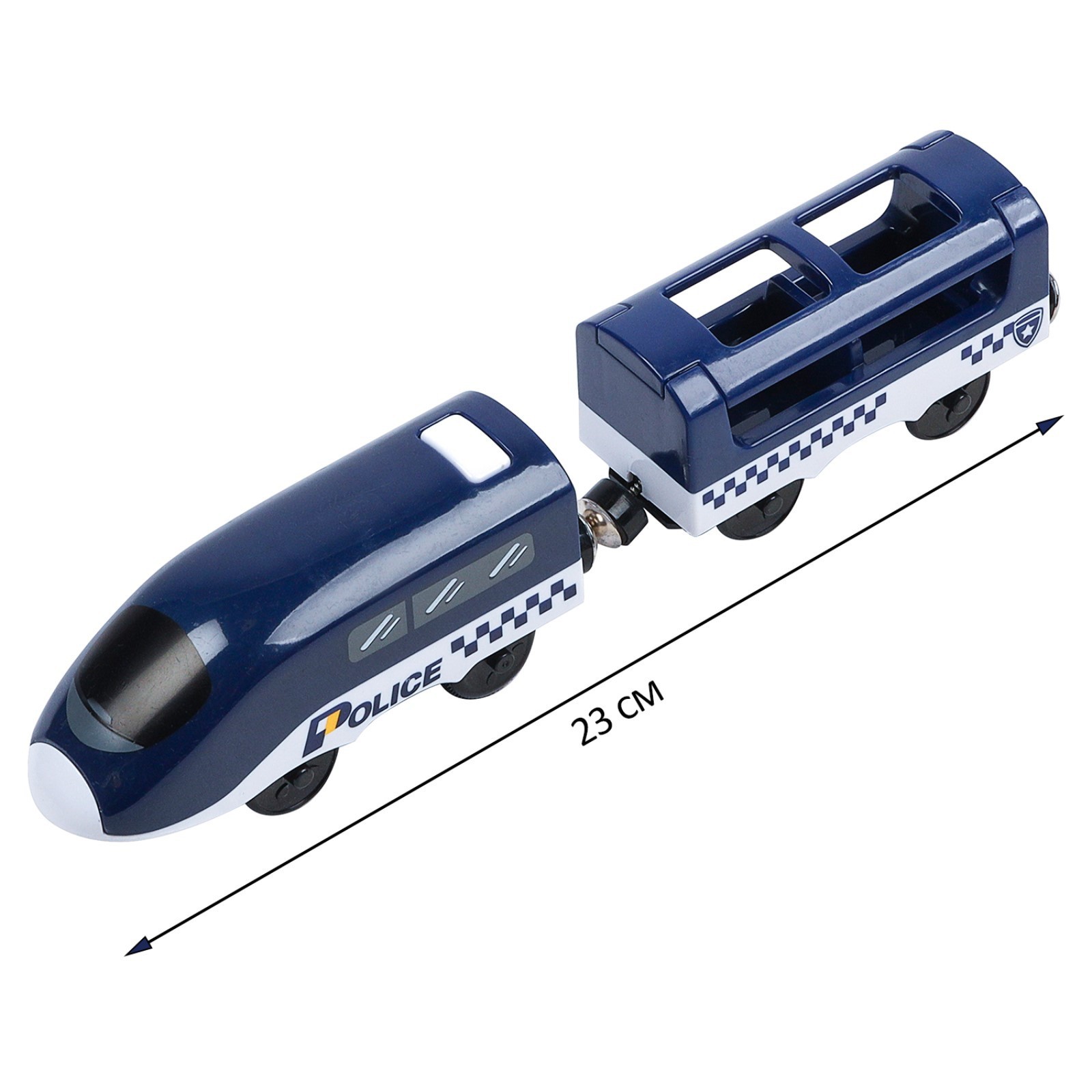 Поезд игрушка «Полицейский участок», 2 предмета, на батарейках