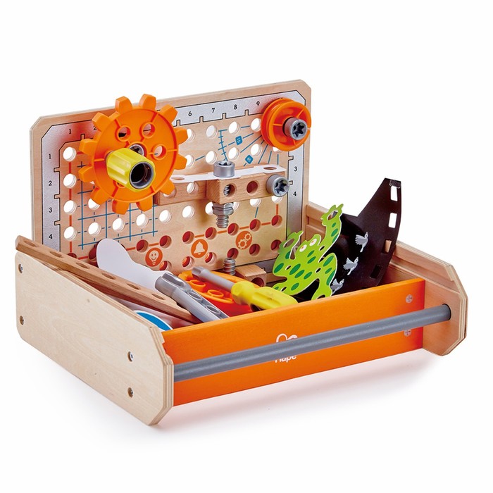 Детский набор конструктор. Деревянный конструктор Hape набор инструментов. Hape / игровой набор ящик для инструментов. Конструктор для детей с инструментами. Hape игровой стол.