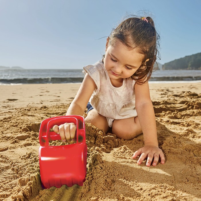 Игрушка для песка «Ручной экскаватор», красная - фото 1927877771