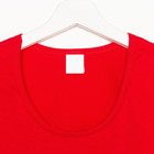 Комплект женский (футболка/брюки), цвет красный/бабочки, размер 54 - фото 47140320