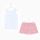 Комплект женский (майка, шорты) цвет МИКС, размер 46 - фото 41436284