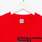 Футболка для мальчика, цвет красный, рост 110 - фото 34996529