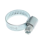 Хомут червячный ZEIN engr, несквозная просечка, диаметр 16-25 мм, ширина 9 мм, оцинкованный - Фото 4