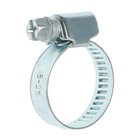 Хомут червячный ZEIN engr, несквозная просечка, диаметр 16-25 мм, ширина 9 мм, оцинкованный - Фото 5