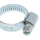 Хомут червячный ZEIN engr, несквозная просечка, диаметр 16-25 мм, ширина 9 мм, оцинкованный - Фото 6