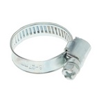 Хомут червячный ZEIN engr, несквозная просечка, диаметр 16-27 мм, ширина 9 мм, оцинкованный - Фото 4