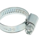 Хомут червячный ZEIN engr, несквозная просечка, диаметр 16-27 мм, ширина 9 мм, оцинкованный - Фото 6