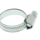 Хомут червячный ZEIN engr, несквозная просечка, диаметр 16-27 мм, ширина 9 мм, оцинкованный - Фото 7