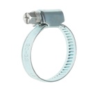 Хомут червячный ZEIN engr, несквозная просечка, диаметр 20-32 мм, ширина 9 мм, оцинкованный - Фото 5