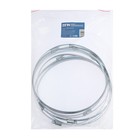 Хомут червячный ZEIN engr, несквозная просечка, диаметр 180-204 мм, ширина 9мм, оцинкованный (комплект 10 шт) - фото 25676695