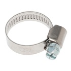 Хомут червячный ZEIN engr, диаметр 14-27 мм, ширина 9 мм, нержавеющая сталь - Фото 4